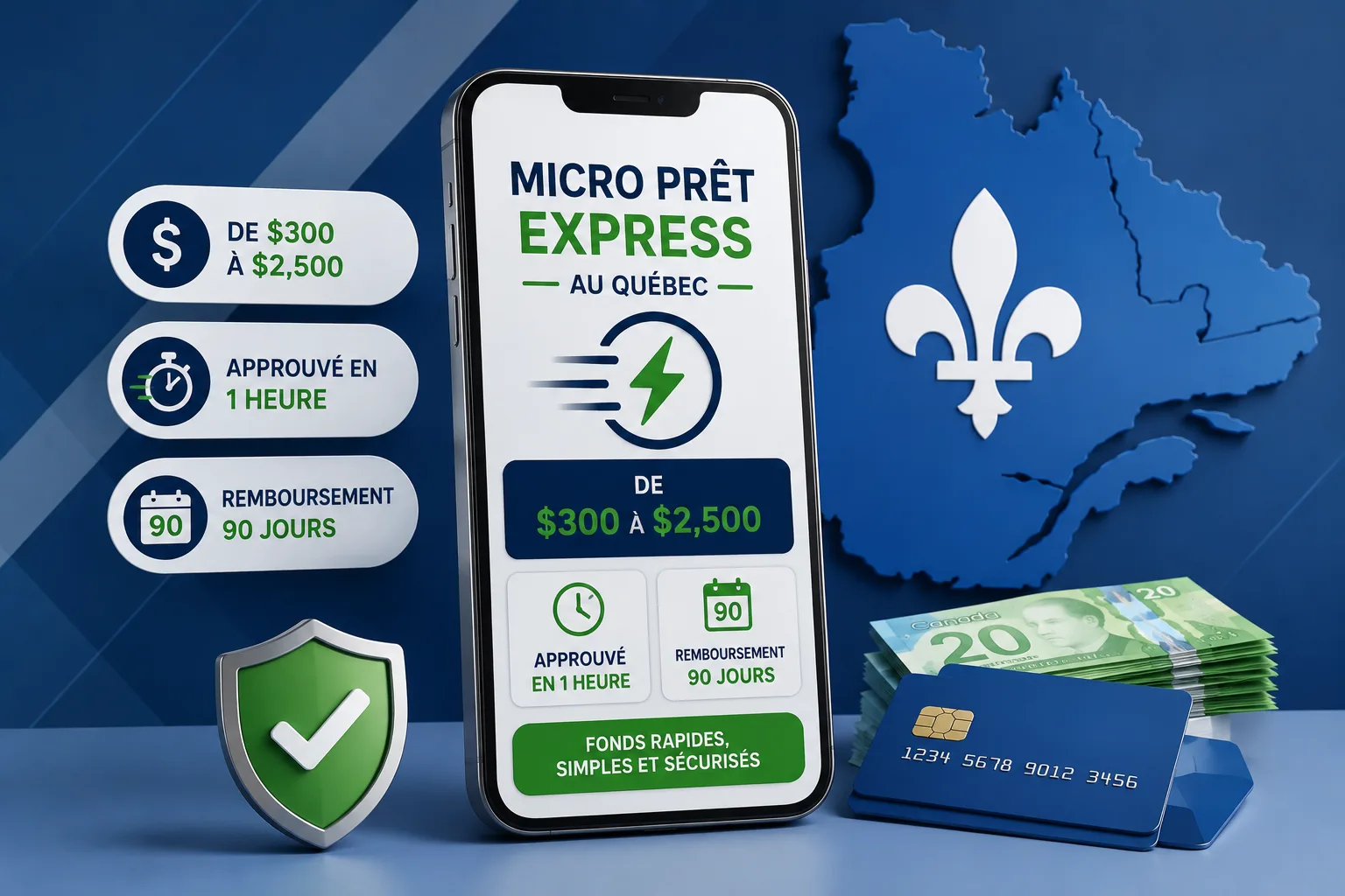 Micro prêt express au Québec – demande en ligne en 10 minutes